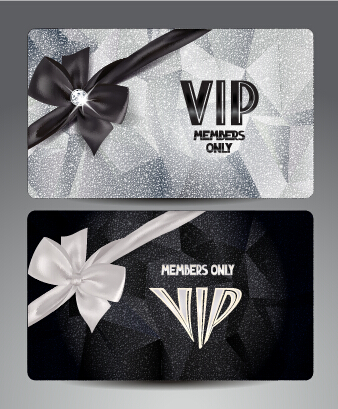 luxurious VIP gold card vectors 01
