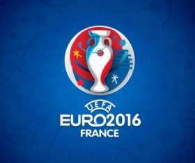 2016 European Cup logo psd material