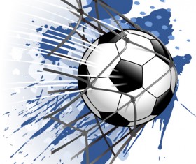 Abstract soccer art background vector 01