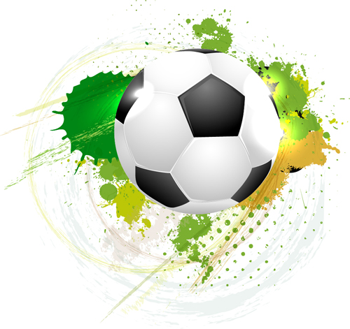 Abstract soccer art background vector 05 free download
