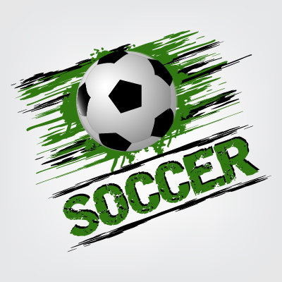 Abstract soccer art background vector 06