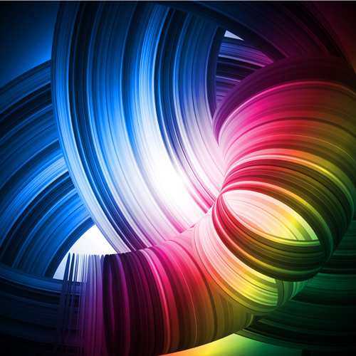 Abstract swirl shining background vectors 02