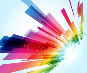 Abstract tech colored background art 02