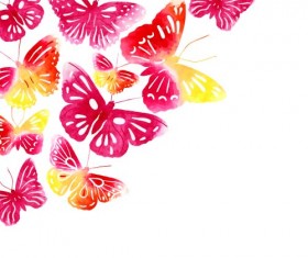 Beautiful butterflies design vectors graphics 01