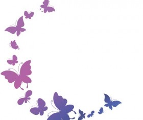 Beautiful butterflies design vectors graphics 03