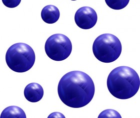 Colorful balls design element vector set 05