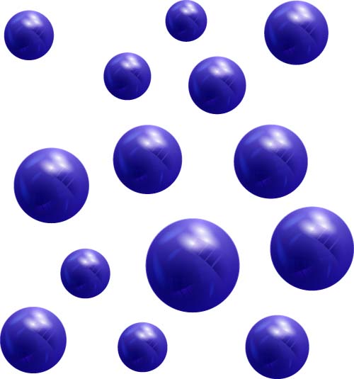 Colorful balls design element vector set 05