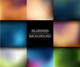Colorful blurred art backgrounds 05 vector