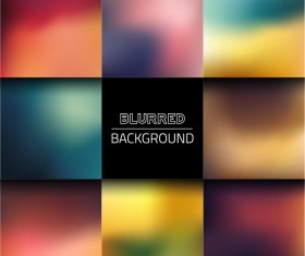Colorful blurred art backgrounds 06 vector