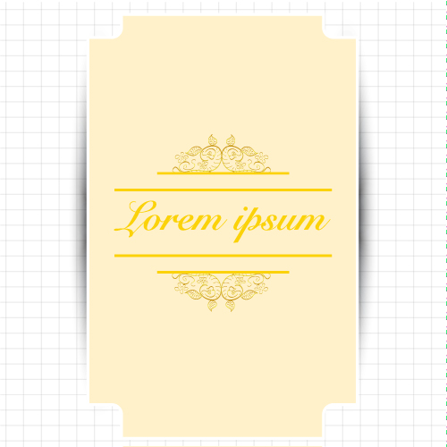 Creative greeting card for your text vector 02