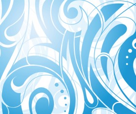 Design element ornament floral background vector 02