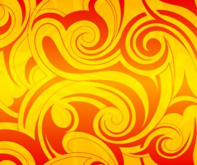 Design element ornament floral background vector 05