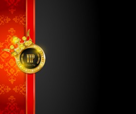 Diamond VIP luxury background vector