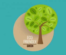 Eco friendly love nature vector template 08