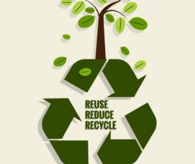 Eco friendly love nature vector template 10