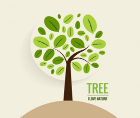 Eco friendly love nature vector template 12