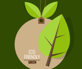 Eco friendly love nature vector template 13