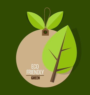 Eco friendly love nature vector template 13