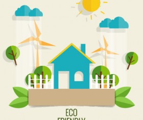 Eco friendly love nature vector template 15