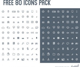 Free 80 Kind outline icons