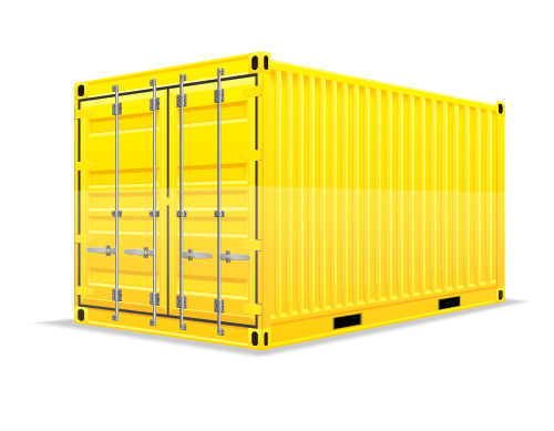Freight container design vector 02