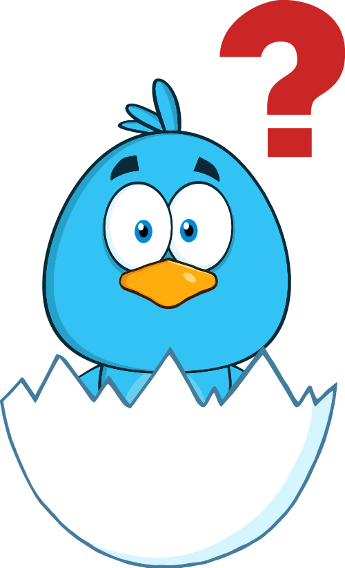 Funny blue bird cartoon vector set 07