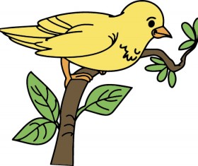 Hand drawn bird cartoon styles vector 07