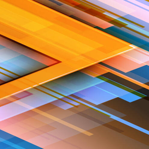 Layered colored modern background vector 01