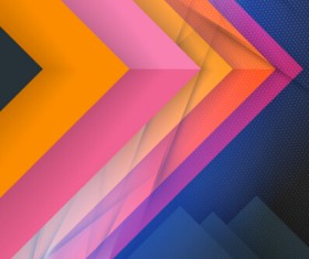 Layered colored modern background vector 09