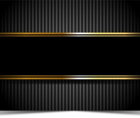 Luxury VIP golden with dark background vector 01