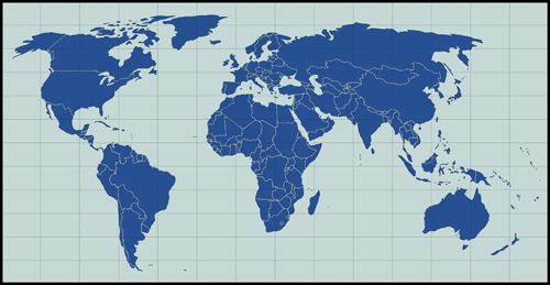 Mundo politico map vector set 02