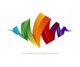 Origami Pulse Color vector background