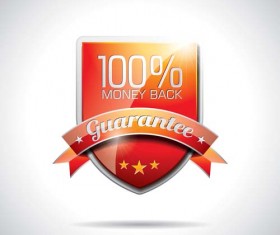 Shining premium quality labels creative vector 06