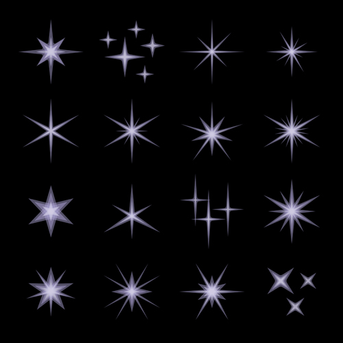 Shining star light illustration vector 01