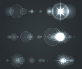 Shining star light illustration vector 02