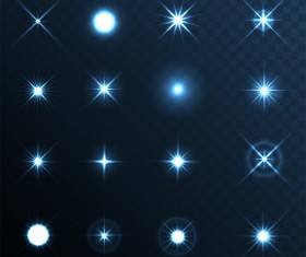 Shining star light illustration vector 03
