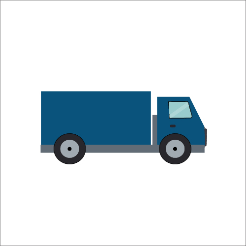 Truck flat styles vector material 01