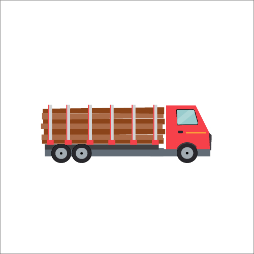 Truck flat styles vector material 06