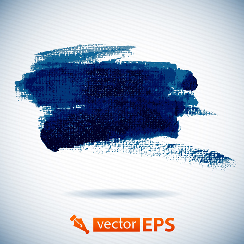 Vector blue watercolor stains background 03