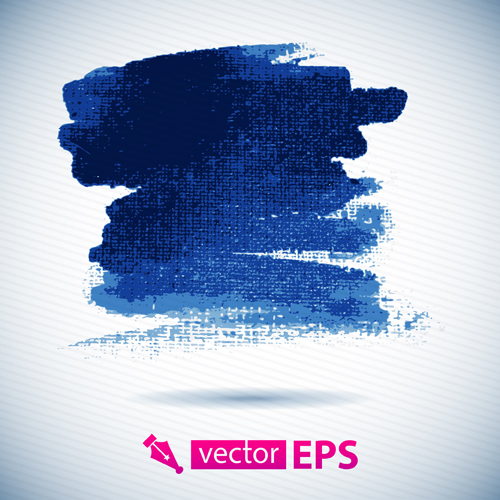 Vector blue watercolor stains background 04