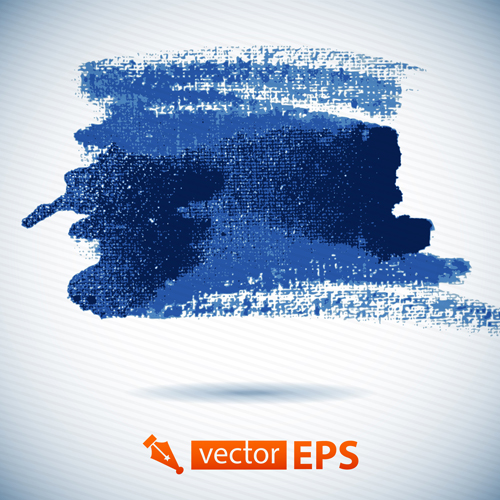 Vector blue watercolor stains background 05