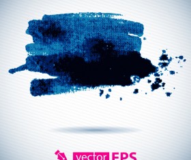 Vector blue watercolor stains background 06