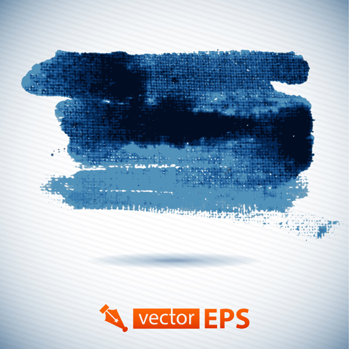 Vector blue watercolor stains background 08