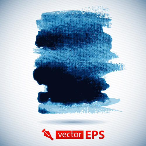 Vector blue watercolor stains background 09
