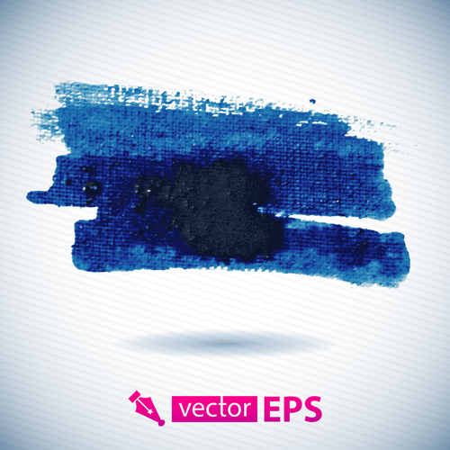 Vector blue watercolor stains background 10
