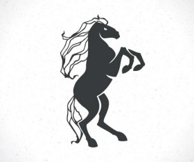 Vector set of horse logos design 07