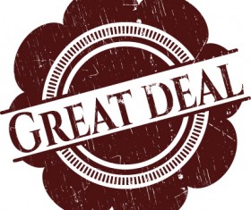 Vintage grunge stamp seal vector 02