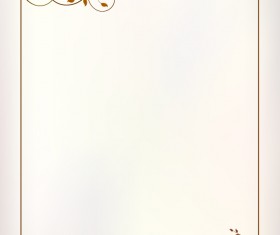 simple ornament frame vector material 01