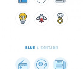 60 Kind colored with black flat icon