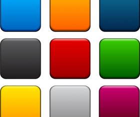 App button icons colored vector set 13